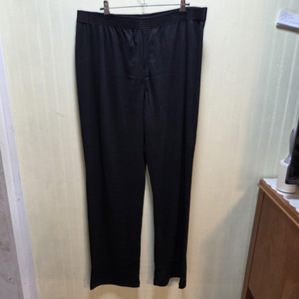 Silverts Pants Mens 36x33 Black Adaptive Elastic Waist Sweatpants Lounge Comfort